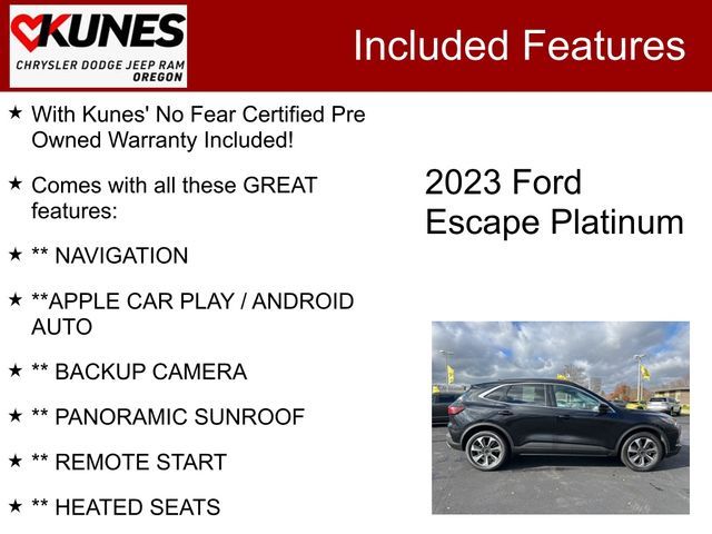 2023 Ford Escape Platinum