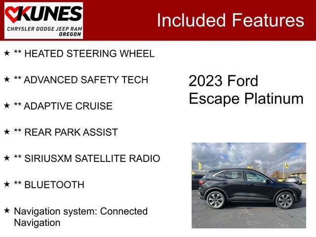 2023 Ford Escape Platinum