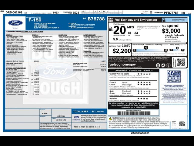 2023 Ford F-150 Lariat