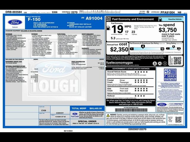 2023 Ford F-150 Platinum