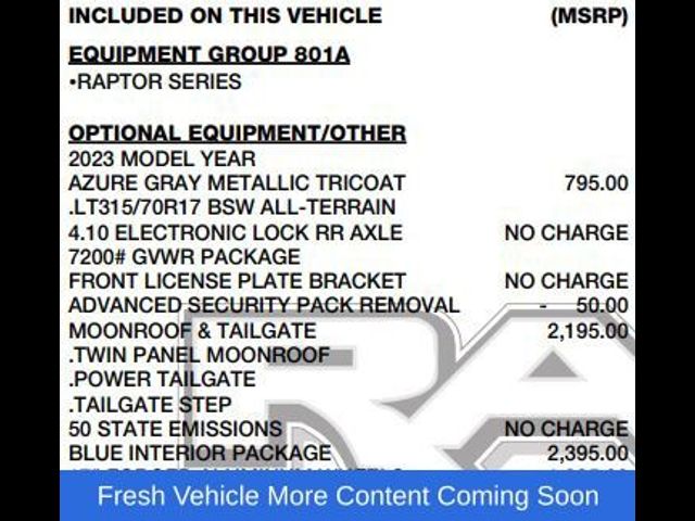 2023 Ford F-150 Raptor