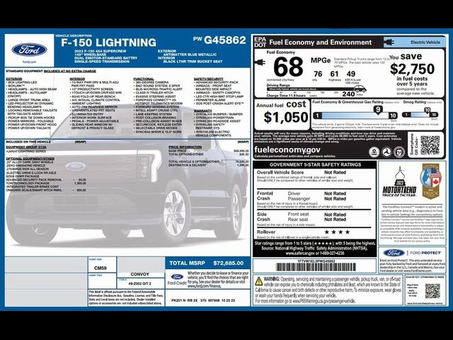 2023 Ford F-150 Lightning LARIAT