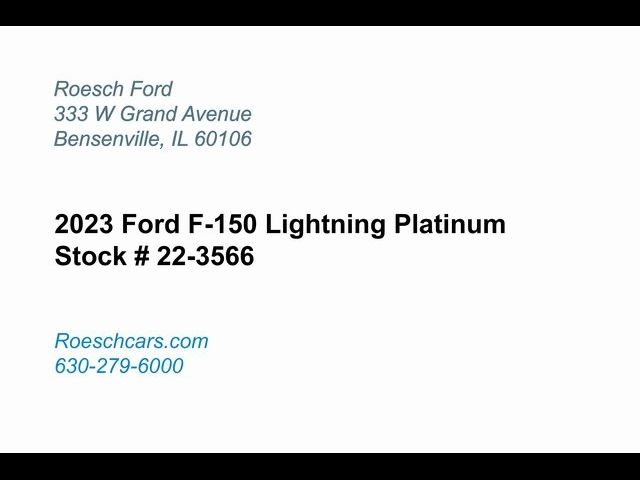 2023 Ford F-150 Lightning Platinum