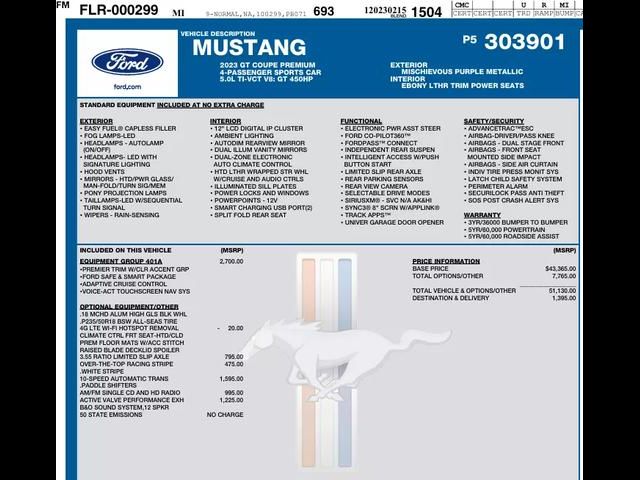 2023 Ford Mustang GT Premium