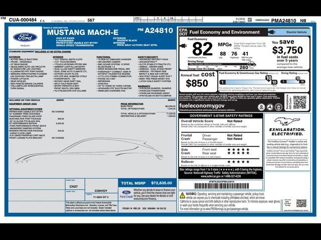 2023 Ford Mustang Mach-E GT