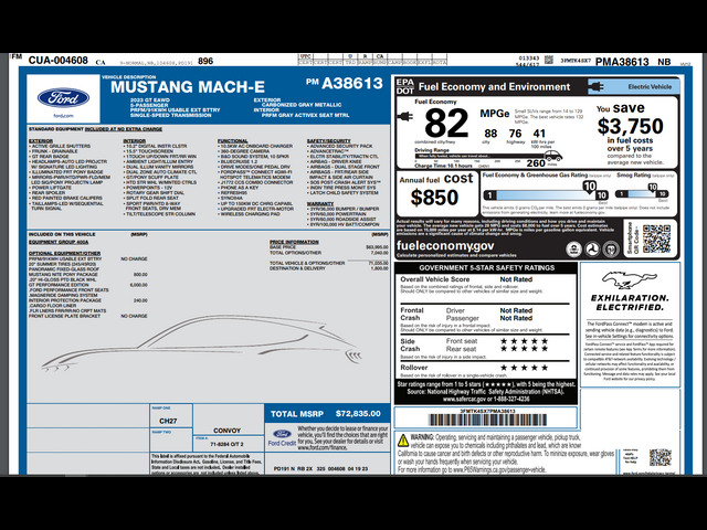 2023 Ford Mustang Mach-E GT