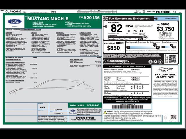 2023 Ford Mustang Mach-E GT