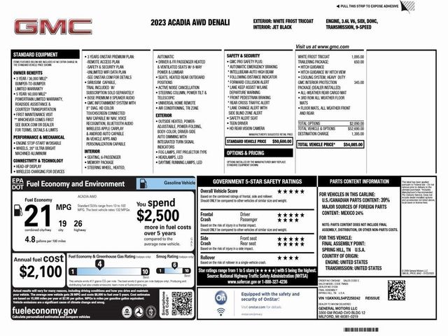 2023 GMC Acadia Denali