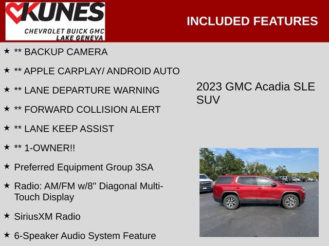 2023 GMC Acadia SLE