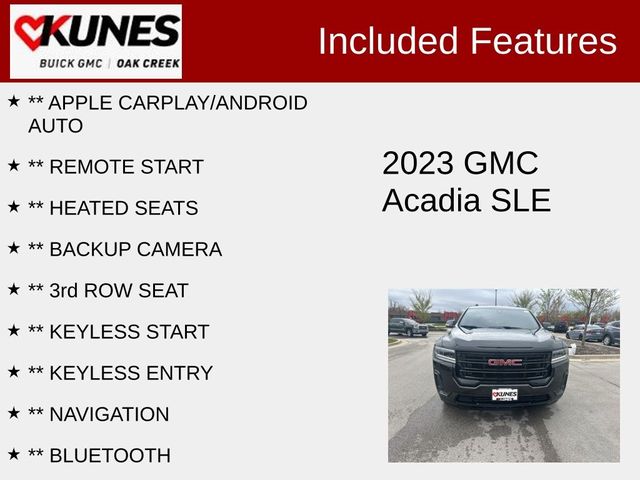 2023 GMC Acadia SLE