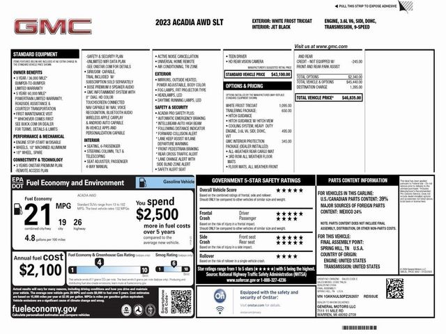 2023 GMC Acadia SLT