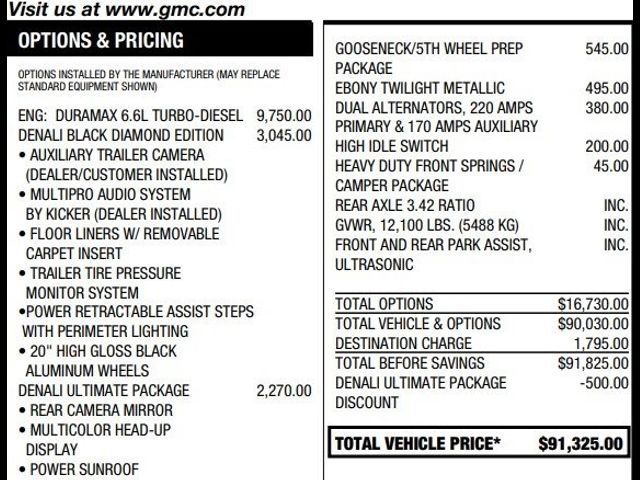 2023 GMC Sierra 3500HD Denali