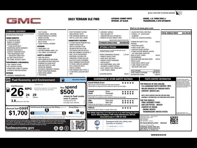 2023 GMC Terrain SLE