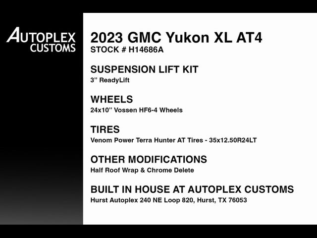 2023 GMC Yukon XL AT4