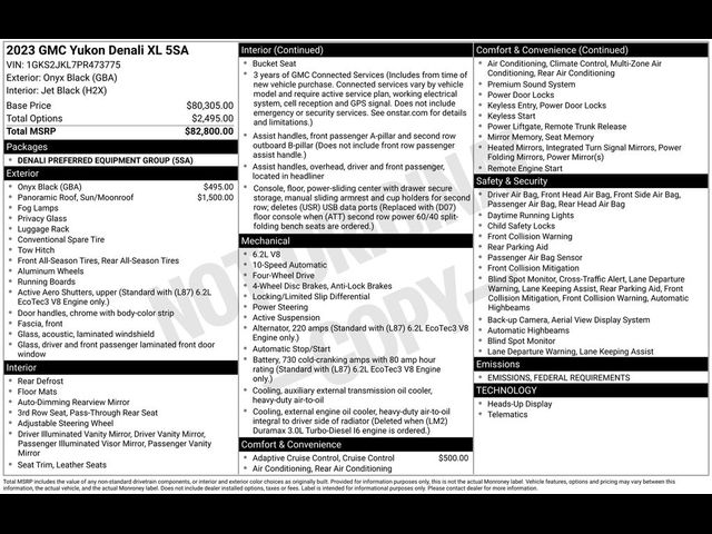 2023 GMC Yukon XL Denali