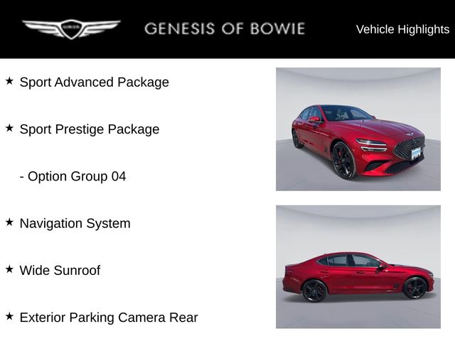 2023 Genesis G70 3.3T