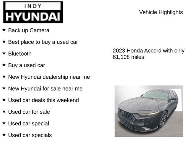 2023 Honda Accord Hybrid Touring