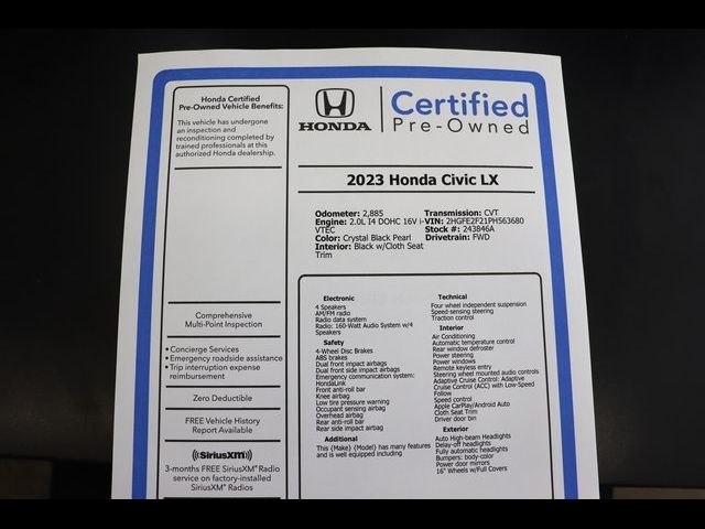 2023 Honda Civic LX