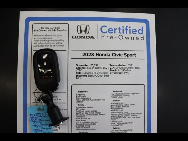 2023 Honda Civic Sport