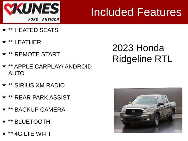 2023 Honda Ridgeline RTL