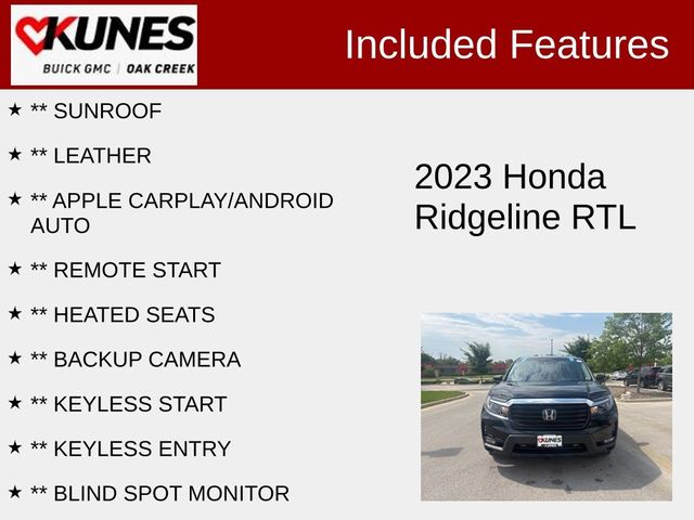 2023 Honda Ridgeline RTL