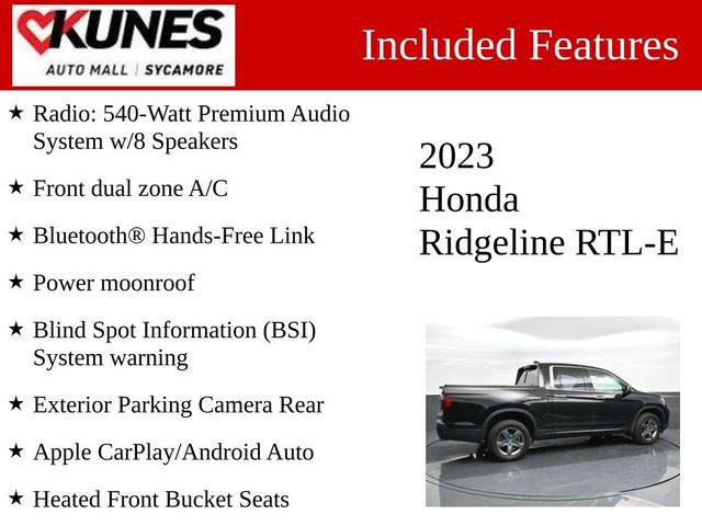 2023 Honda Ridgeline RTL-E