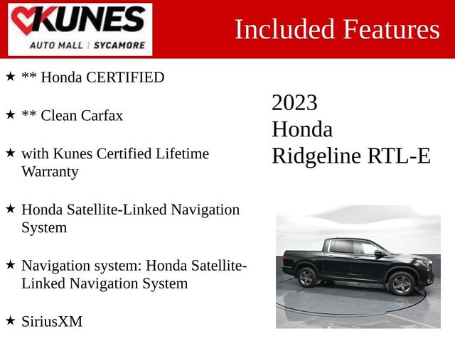 2023 Honda Ridgeline RTL-E