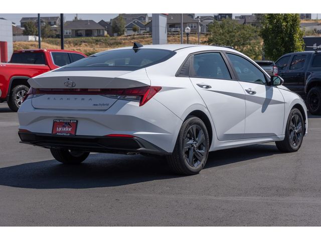 2023 Hyundai Elantra Hybrid Blue