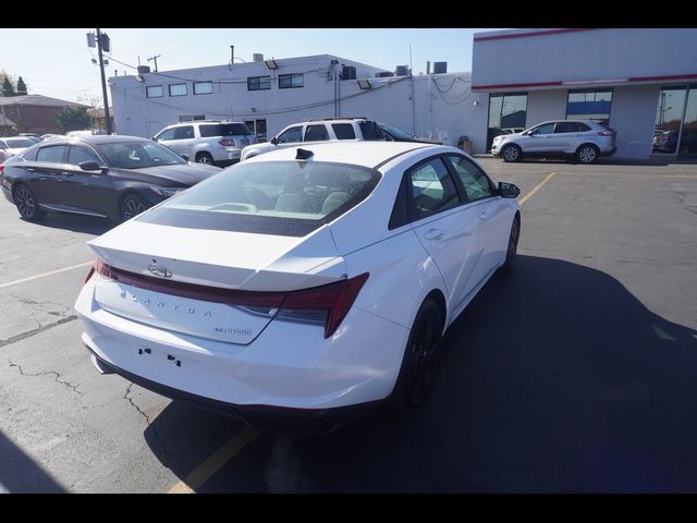 2023 Hyundai Elantra Hybrid Blue