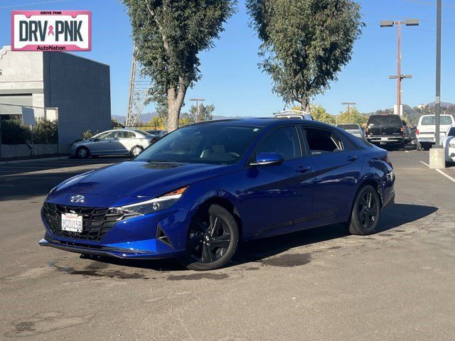 2023 Hyundai Elantra Hybrid Blue