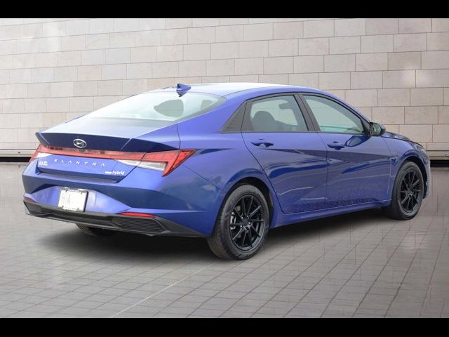 2023 Hyundai Elantra Hybrid Blue