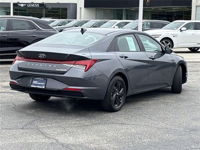2023 Hyundai Elantra Hybrid Blue