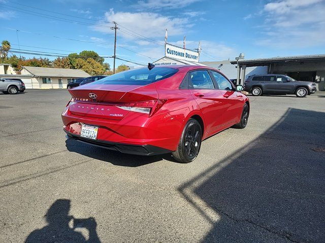 2023 Hyundai Elantra Hybrid Blue