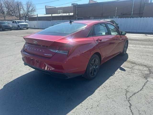 2023 Hyundai Elantra Hybrid Blue