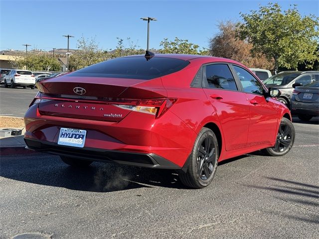 2023 Hyundai Elantra Hybrid Blue