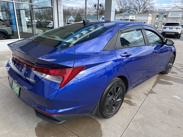 2023 Hyundai Elantra Hybrid Blue