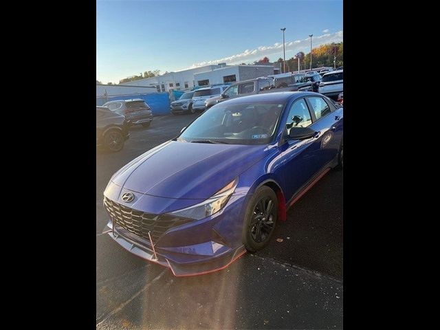 2023 Hyundai Elantra Hybrid Blue