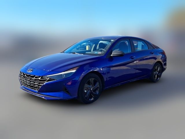 2023 Hyundai Elantra Hybrid Blue