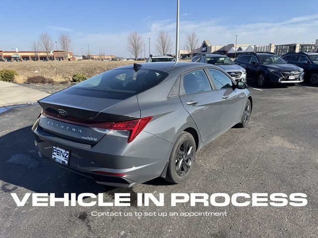 2023 Hyundai Elantra Hybrid Blue