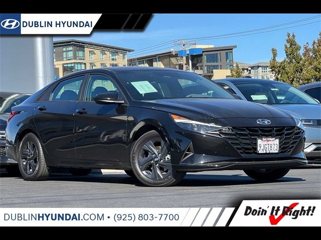 2023 Hyundai Elantra Hybrid Blue