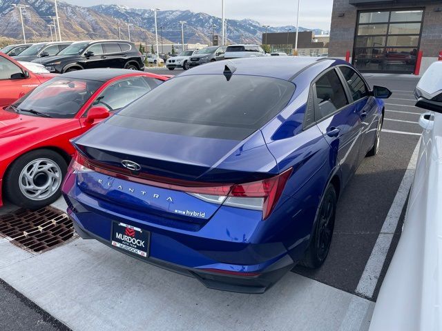 2023 Hyundai Elantra Hybrid Blue