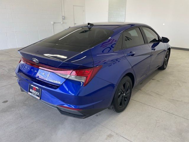 2023 Hyundai Elantra Hybrid Blue