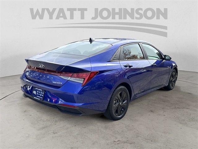 2023 Hyundai Elantra Hybrid Blue