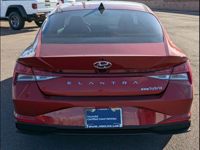 2023 Hyundai Elantra Hybrid Blue