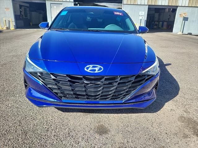 2023 Hyundai Elantra Hybrid Blue