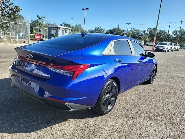 2023 Hyundai Elantra Hybrid Blue