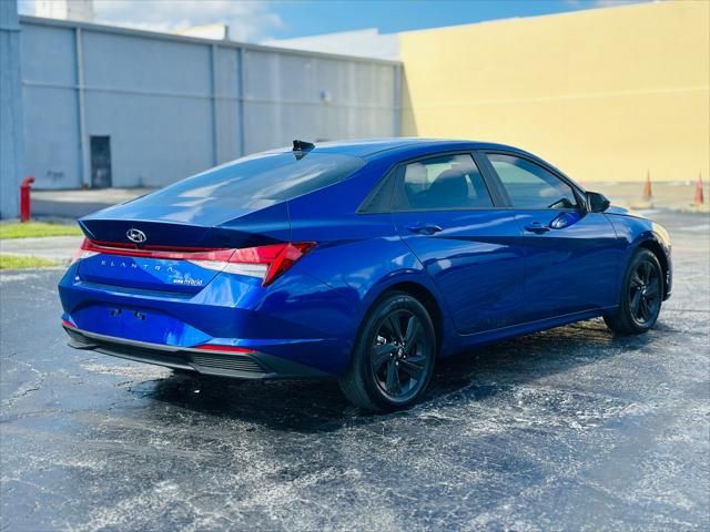 2023 Hyundai Elantra Hybrid Blue