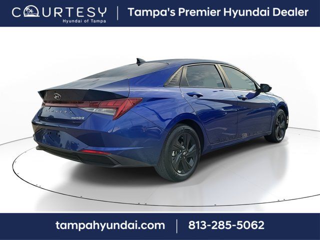 2023 Hyundai Elantra Hybrid Blue