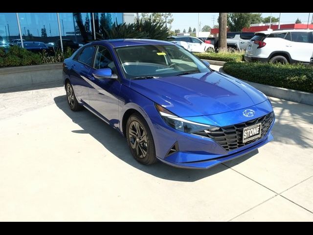 2023 Hyundai Elantra Hybrid Blue