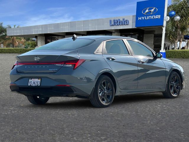 2023 Hyundai Elantra Hybrid Blue